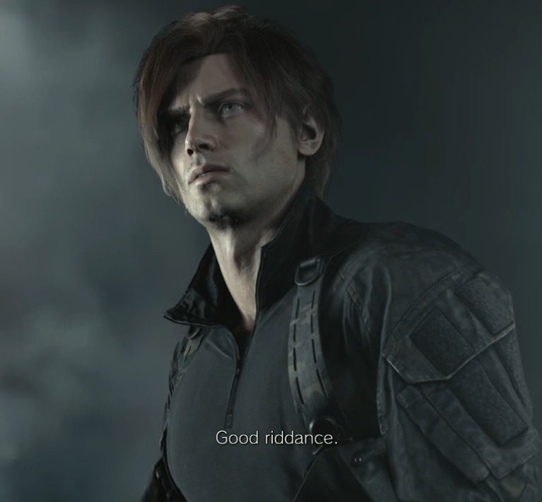 ashleybrwns's tweet photo. he thinks he’s jill valentine https://t.co/ML2HM73dWh