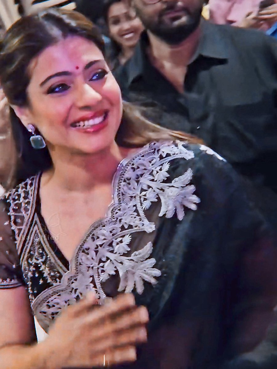 kajolified's tweet image. sweet kajol at st. xavier’s college in kolkata today for international women’s day 🦋 @itsKajolD #kajol