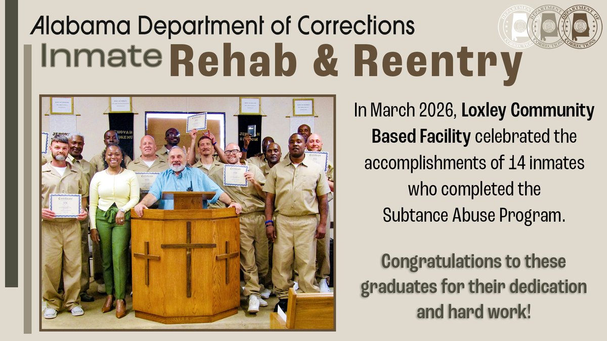 Alabama Department of Corrections tweet media