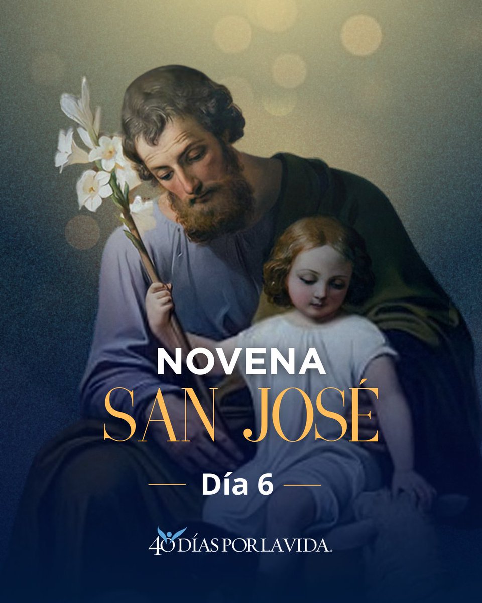 San José, intercede para que los médicos puedan defender la vida.
Únete a la novena en vivo entrando a este canal de WhatsApp: 
whatsapp.com/channel/0029Va…

21:00 hrs 🇪🇸 
14:30 hrs 🇲🇽 🇨🇷 🇸🇻 🇬🇹 🇭🇳
15:30 hrs 🇨🇴 🇪🇨 🇵🇦 🇵🇪 
16:30 hrs 🇧🇴 🇩🇴 🇻🇪
17:30 hrs 🇦🇷 🇨🇱 🇵🇾