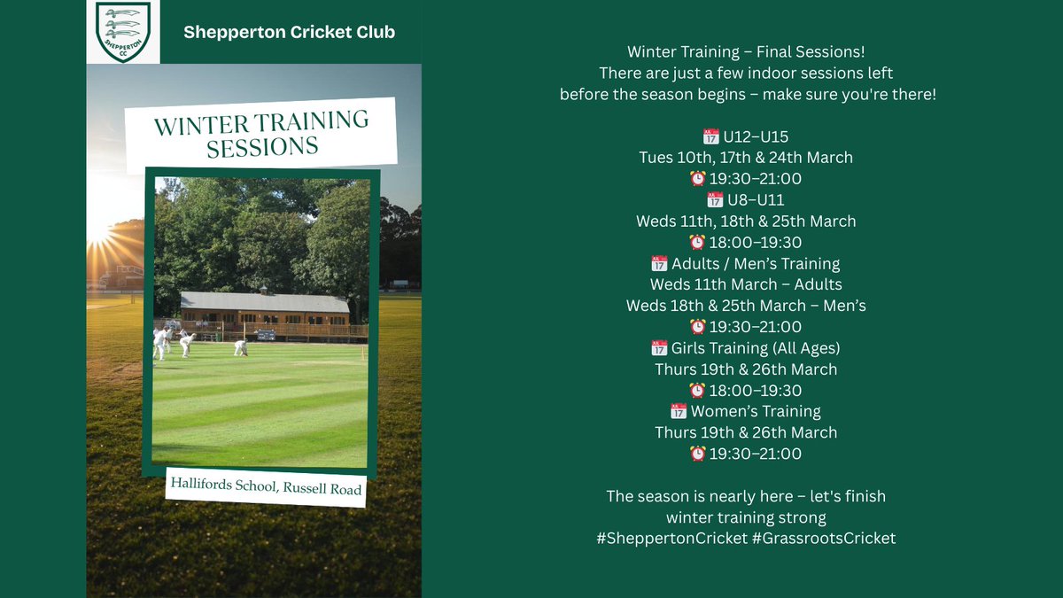 Shepperton CC tweet media
