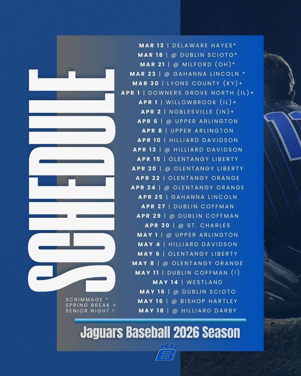 Hilliard Bradley Jaguars Baseball tweet media