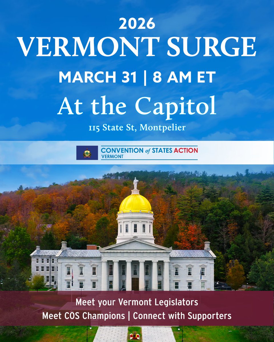 COSProject's tweet image. Are you aware when your Convention of States state team is at YOUR state capitol? Get involved! Volunteer with your team at conventionofstates.com/act