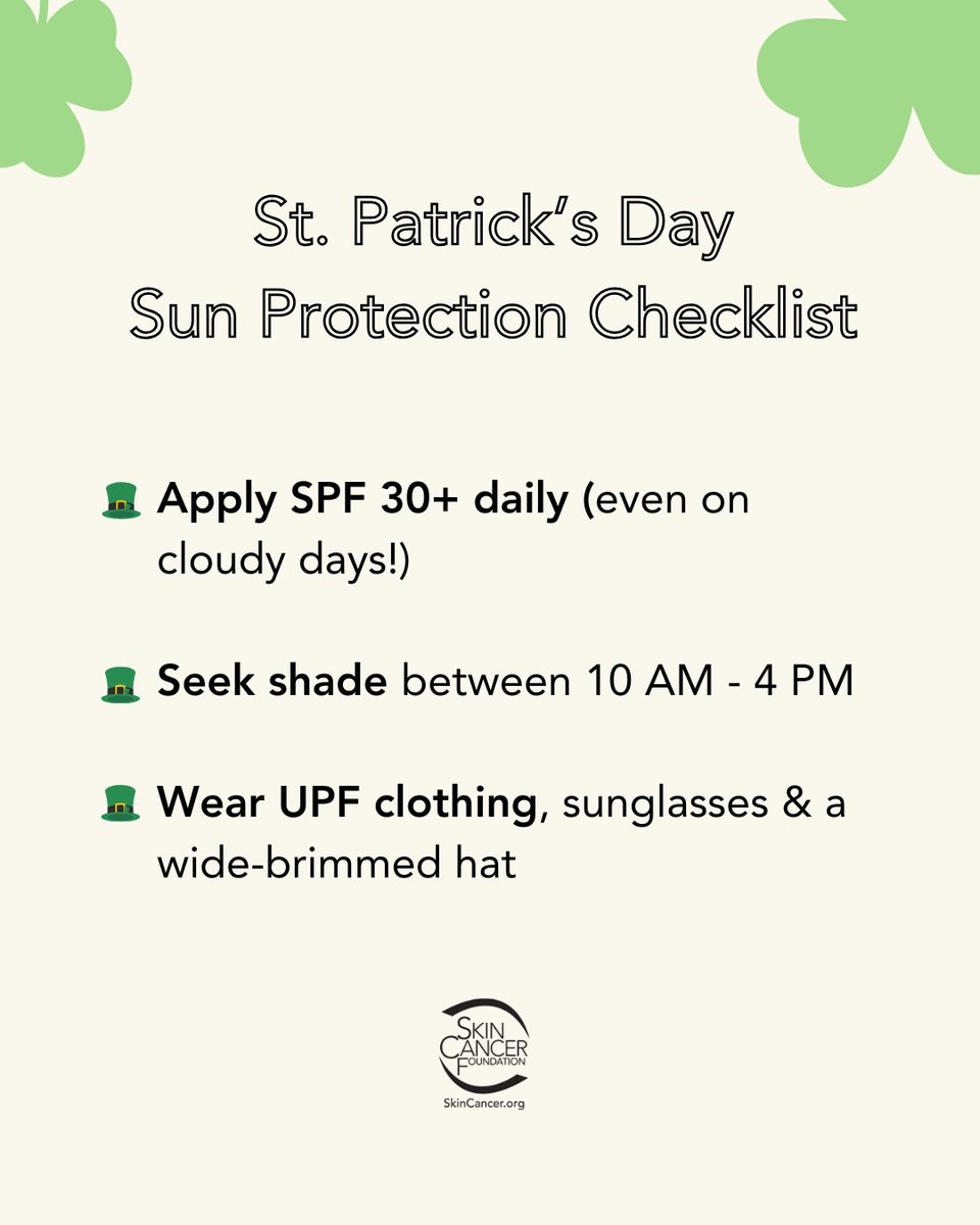 The Skin Cancer Foundation 👒 tweet media