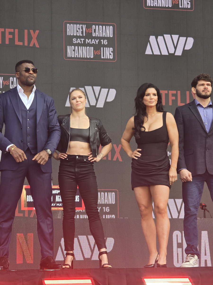 MAActionCinema's tweet image. Thank you #Netflix &amp;amp; #JakePaul's #MVP for having us cover the press conference for #RouseyCarano! One of the biggest fight in MMA history goes down on May 16th LIVE on Netflix!