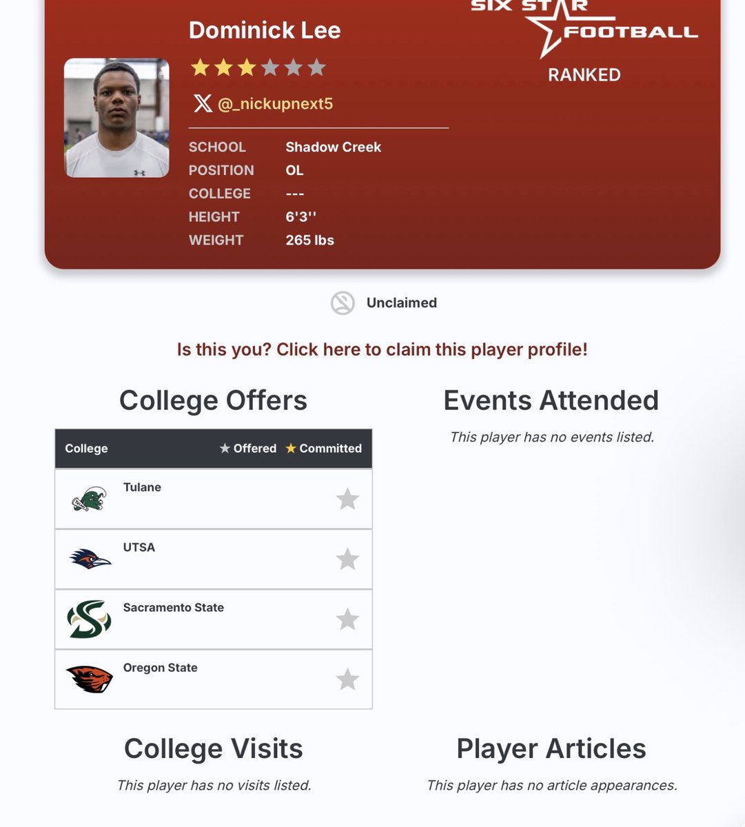 Dominick “51” lee tweet media