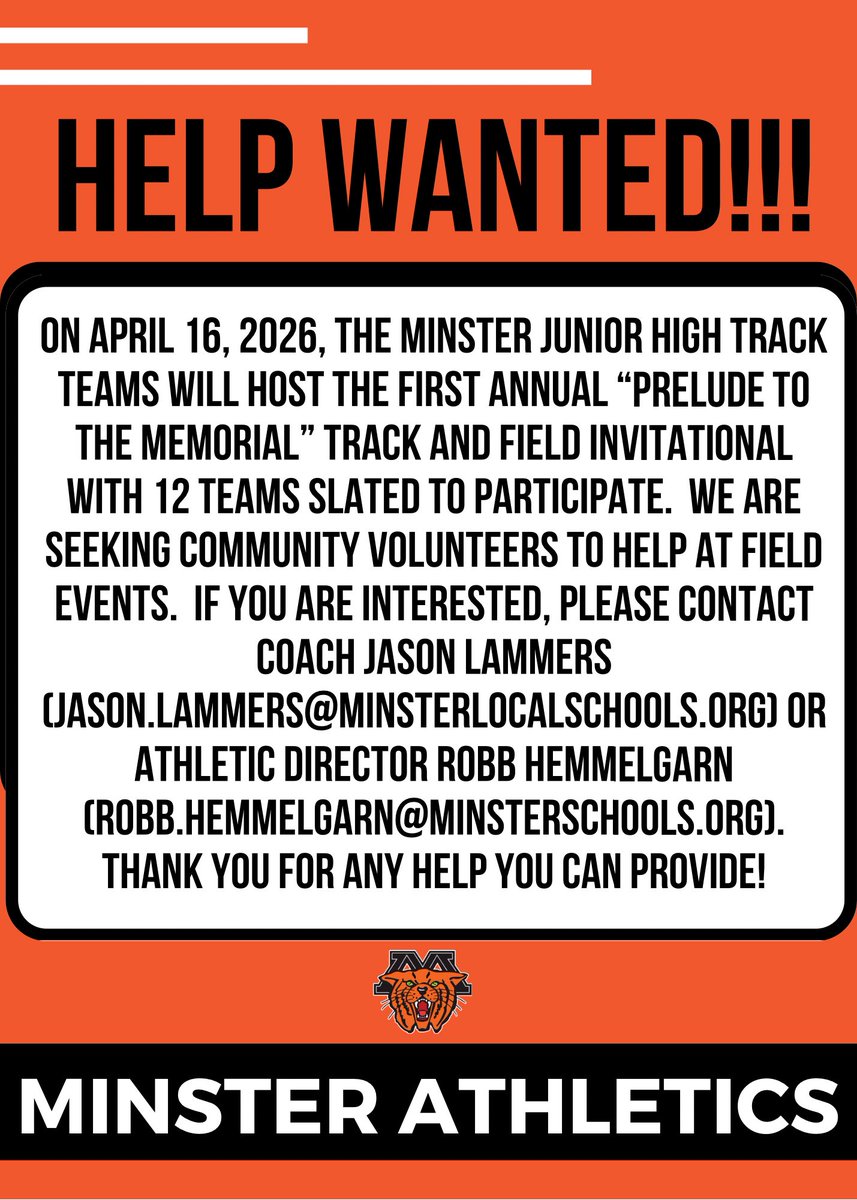 Minster Athletics tweet media