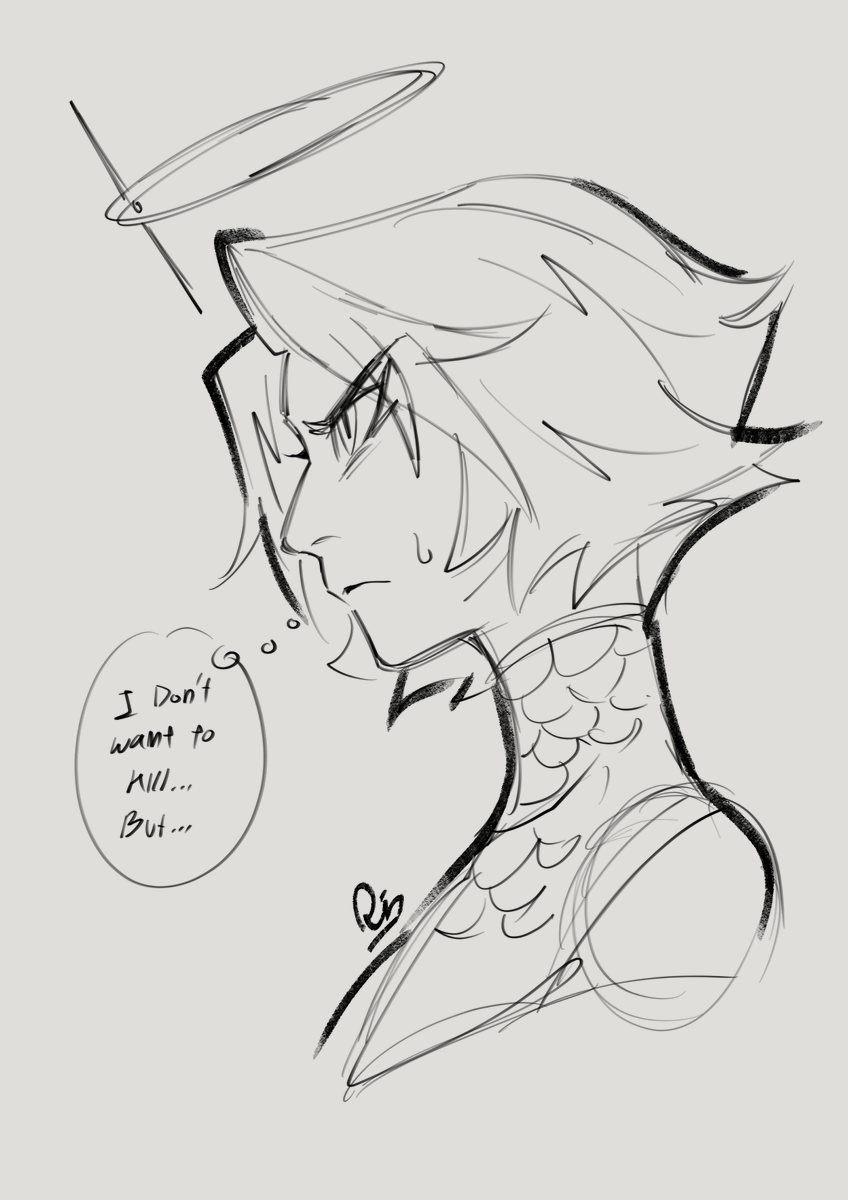 Sketching something quick before going to bed.