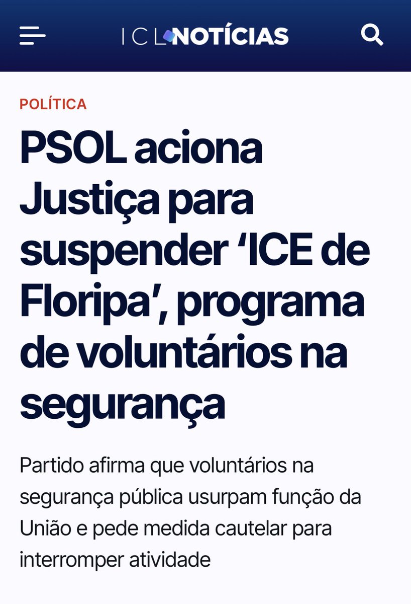 Milícia ilegal ⬇️