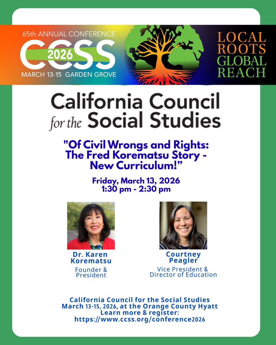 Fred T. Korematsu Institute tweet media