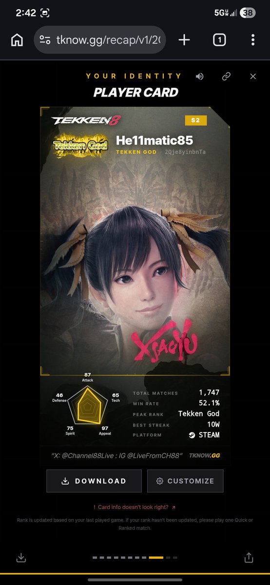 Live from CH.88 tweet media