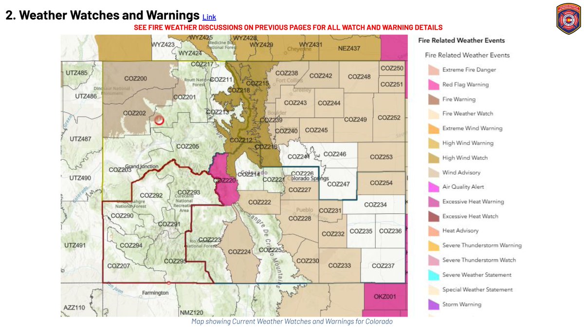 Colorado Division of Fire Prevention & Control tweet media