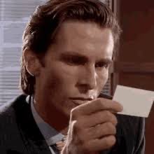 Love my big bro just got a random box in the mail and opened it to find a <a href="/TheOfficialBale/">Christian Bale</a> signed Patrick Bateman business card from #AmericanPsycho which IS the best film ever made…

#blessed 💜