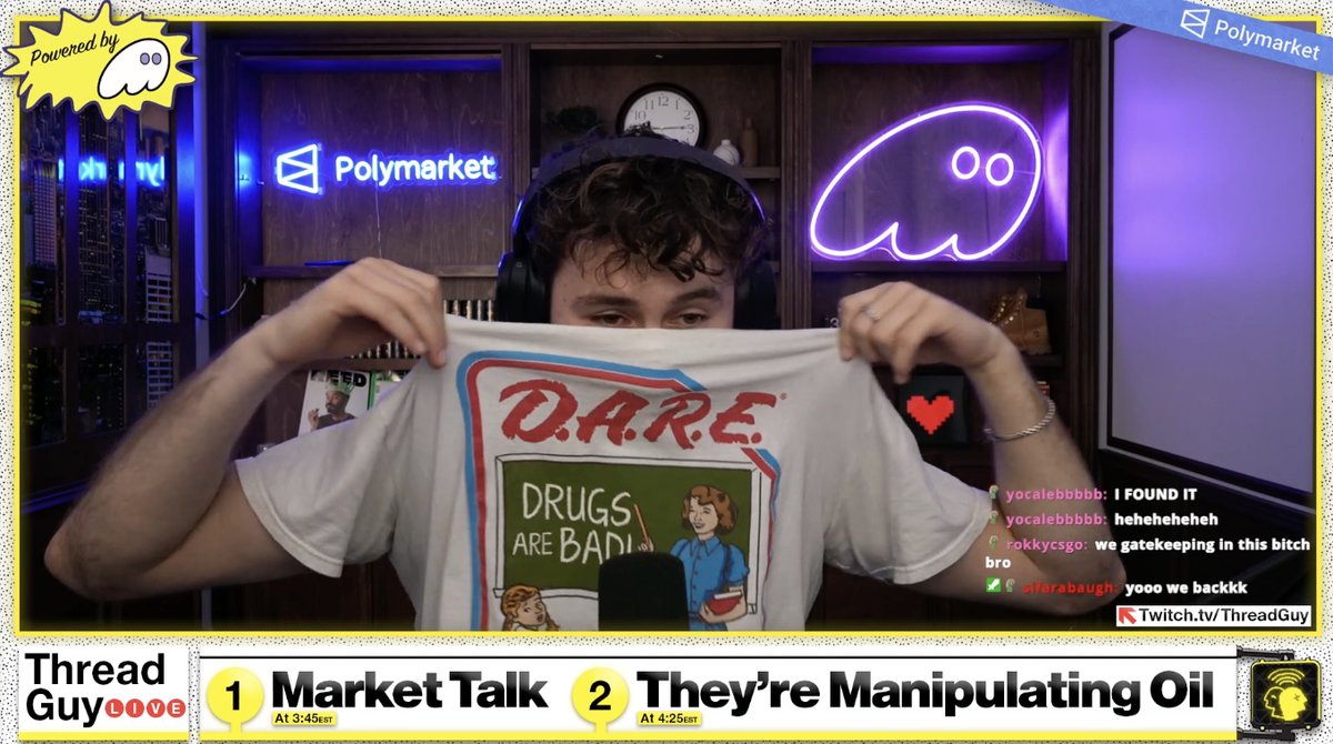 Threadguy is now LIVE

twitch.tv/threadguy