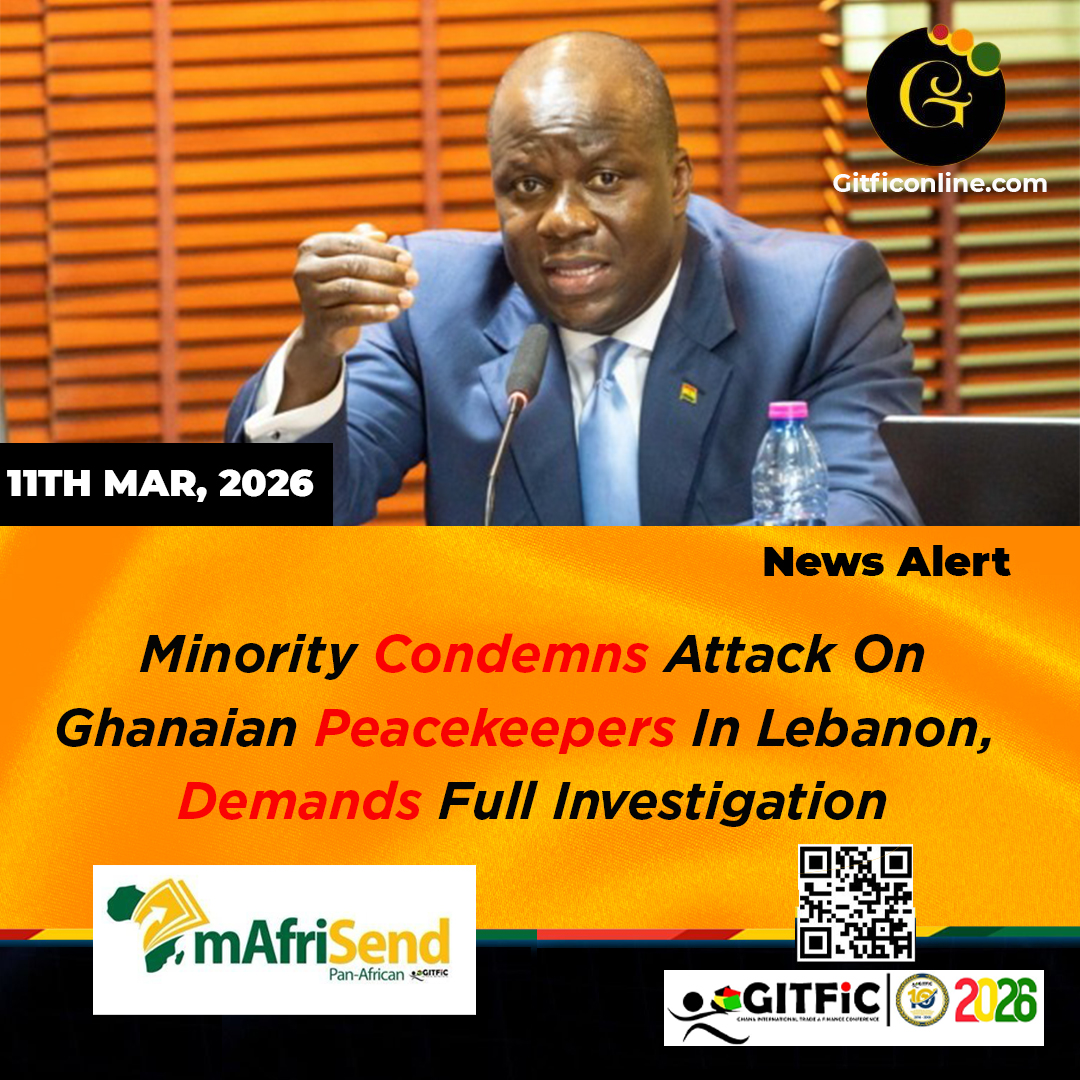 The Minority in Parliament has strongly condemned the recent missile strike  carried out by Israeli forces on a base of the UNIFIL that resulted in critical injuries to Ghanaian peacekeepers, describing the incident as deeply troubling and unacceptable under international law.