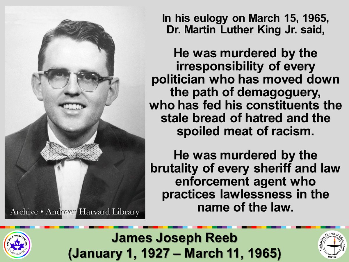 UnitarianUCE's tweet photo. #Selma #UU #UnitarianUniversalist #HistoryRepeats https://t.co/grnqiRMgQr