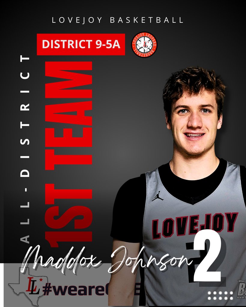 LovejoyHoops's tweet photo. Please join us in congratulating Maddox on his well deserved honor.  In a district full of great players this is a tremendous accomplishment. We see your hard work, dedication, and sacrifices each and every day. We are so proud of you Maddox! #weareONE #FAMILY https://t.co/y9voiLGfSV