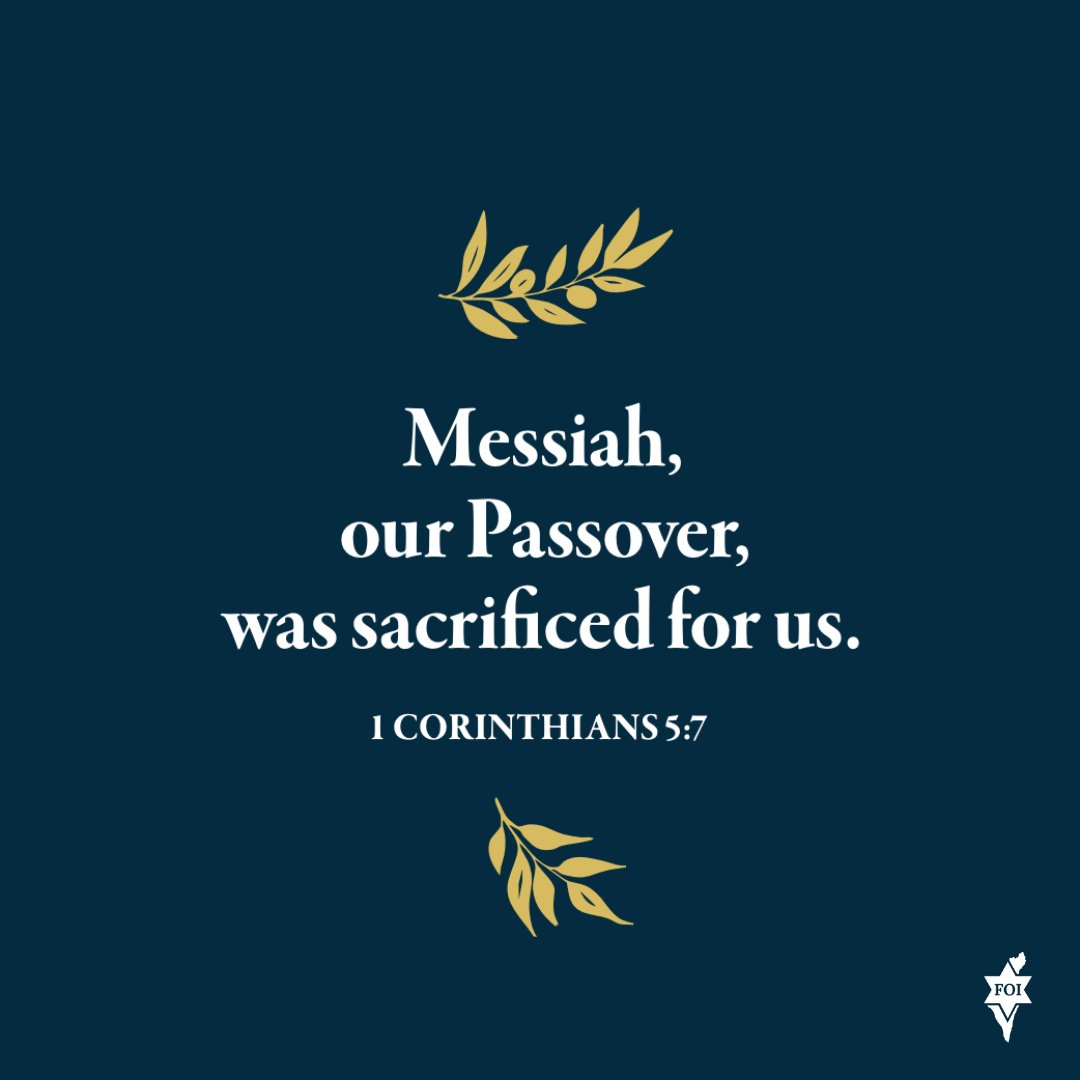 FOIGM's tweet image. A beautiful reminder this Passover season. 🤎

To learn more about Passover &amp;amp; ways you can celebrate visit foi.org/passover.

#Passover #FriendsOfIsrael #Messiah #Easter