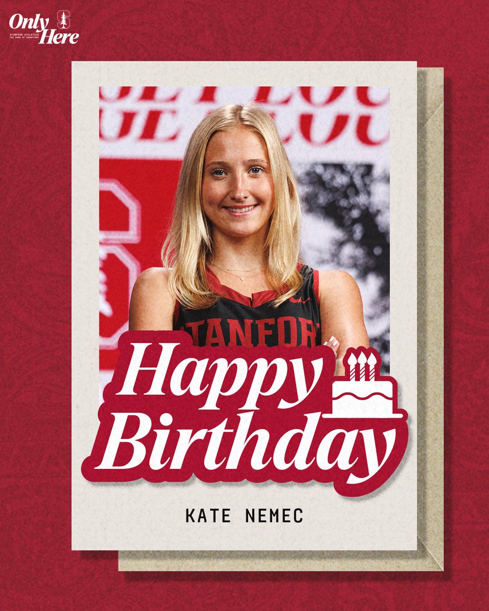 StanfordFH's tweet photo. Wishing a very special Happy Birthday to Kate!🎉

We hope its an amazing one!

#GoStanford x #LOFU https://t.co/nfCDRwc41J