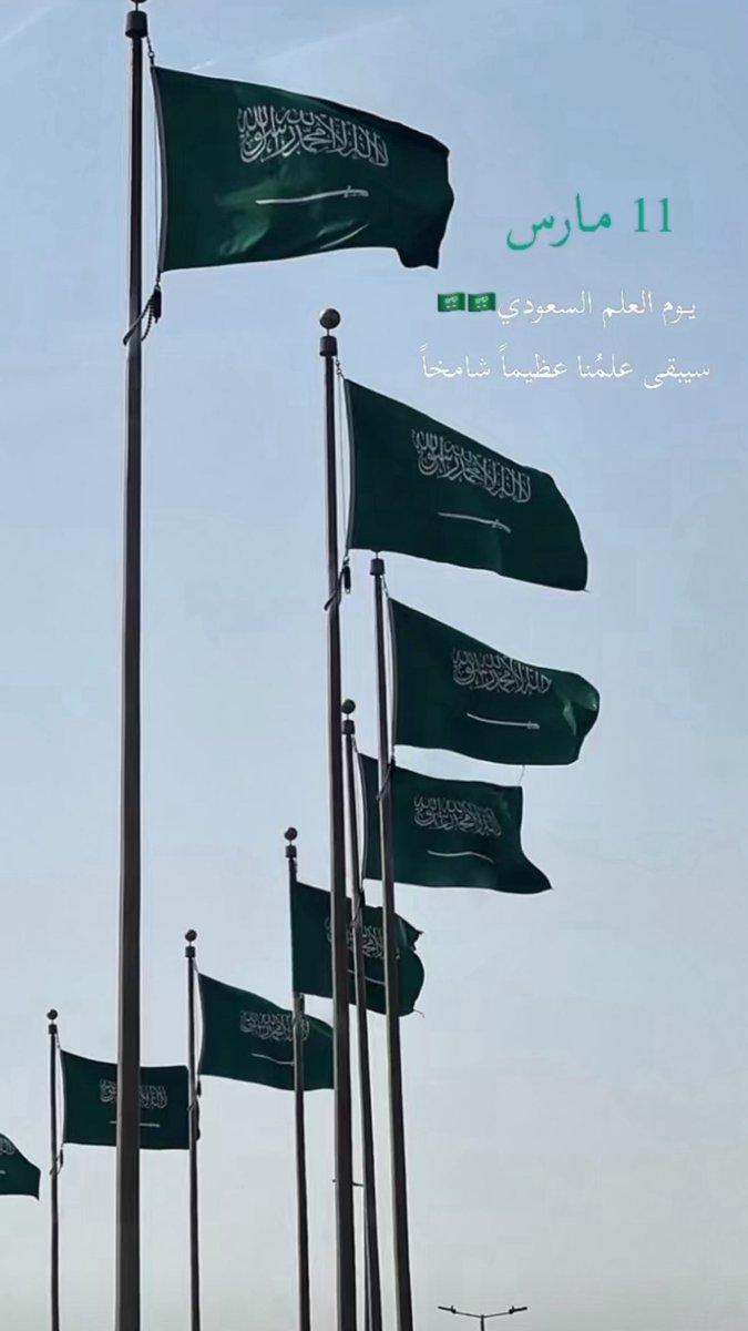 tyby98549's tweet photo. ١١- مارس  يوم العلم السعودي 🇸🇦  

نعتز براية وطننا الخفاقة رمز العزة والوحدة ومع قيادتنا الحكيمة نواصل المسير نحو مستقبل مزدهر

#يوم_العلم_السعودي https://t.co/r2jux2RyCO