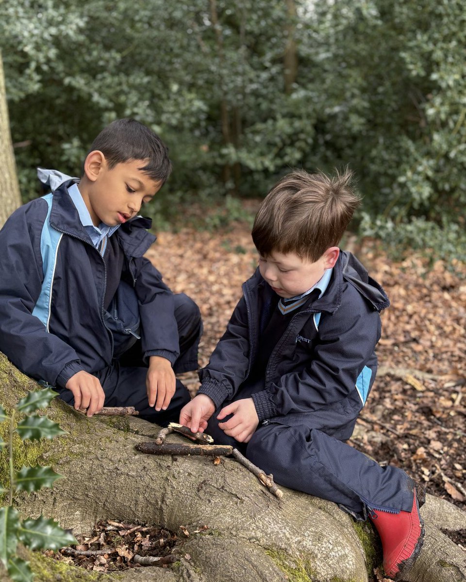 GayhurstSchool's tweet photo. In Outdoor Learning today, our Year 1 children learned about the structure of a bird’s nest 🪺 and worked in pairs to build their own using natural materials🌿
#OutdoorLearning #Year1 #NatureLearning #LearningOutside #CreativeLearning #Teamwork #HandsOnLearning https://t.co/Cx4z3iDKTg