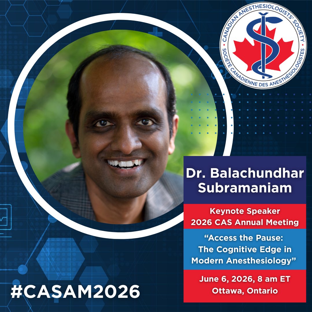 Canadian Anesthesiologists' Society tweet media