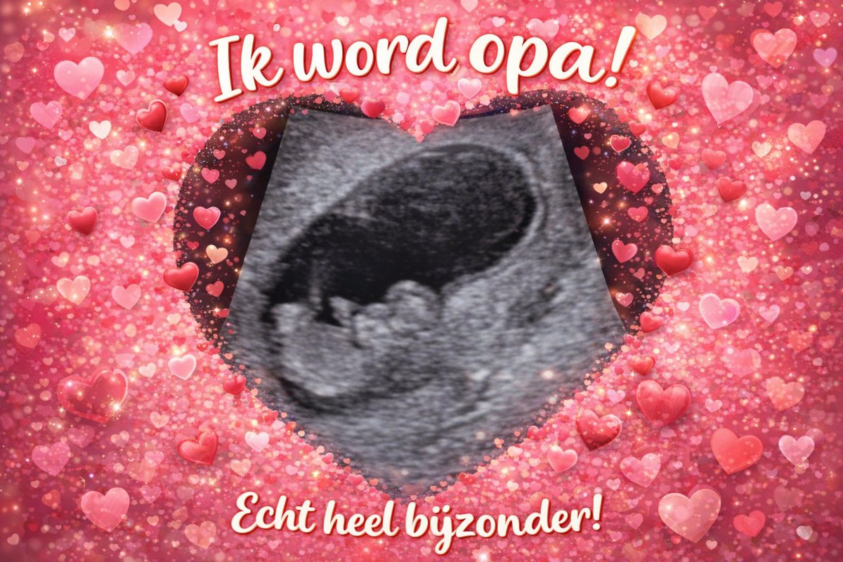 Met hele grote trots kan ik zeggen dat ik opa wordt! ❤️🙏🏻🥰 Nog ruim 6 maandjes wachten 👊🏻
