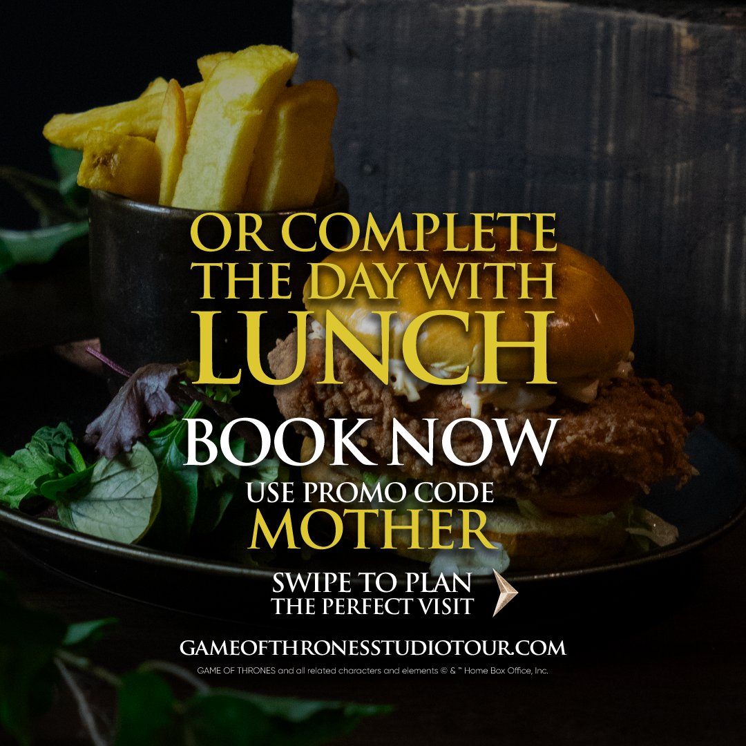 Game of Thrones Studio Tour tweet media