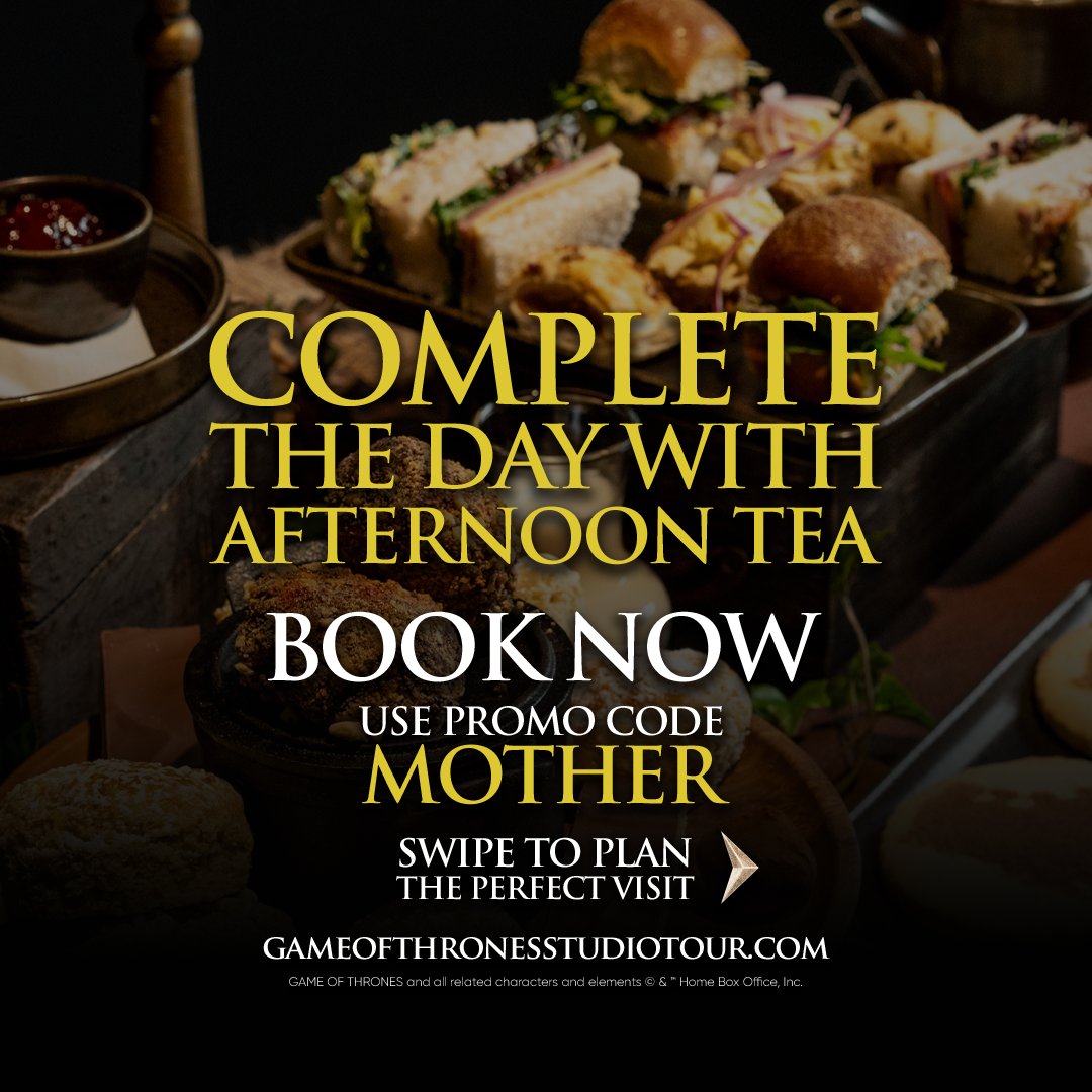 Game of Thrones Studio Tour tweet media