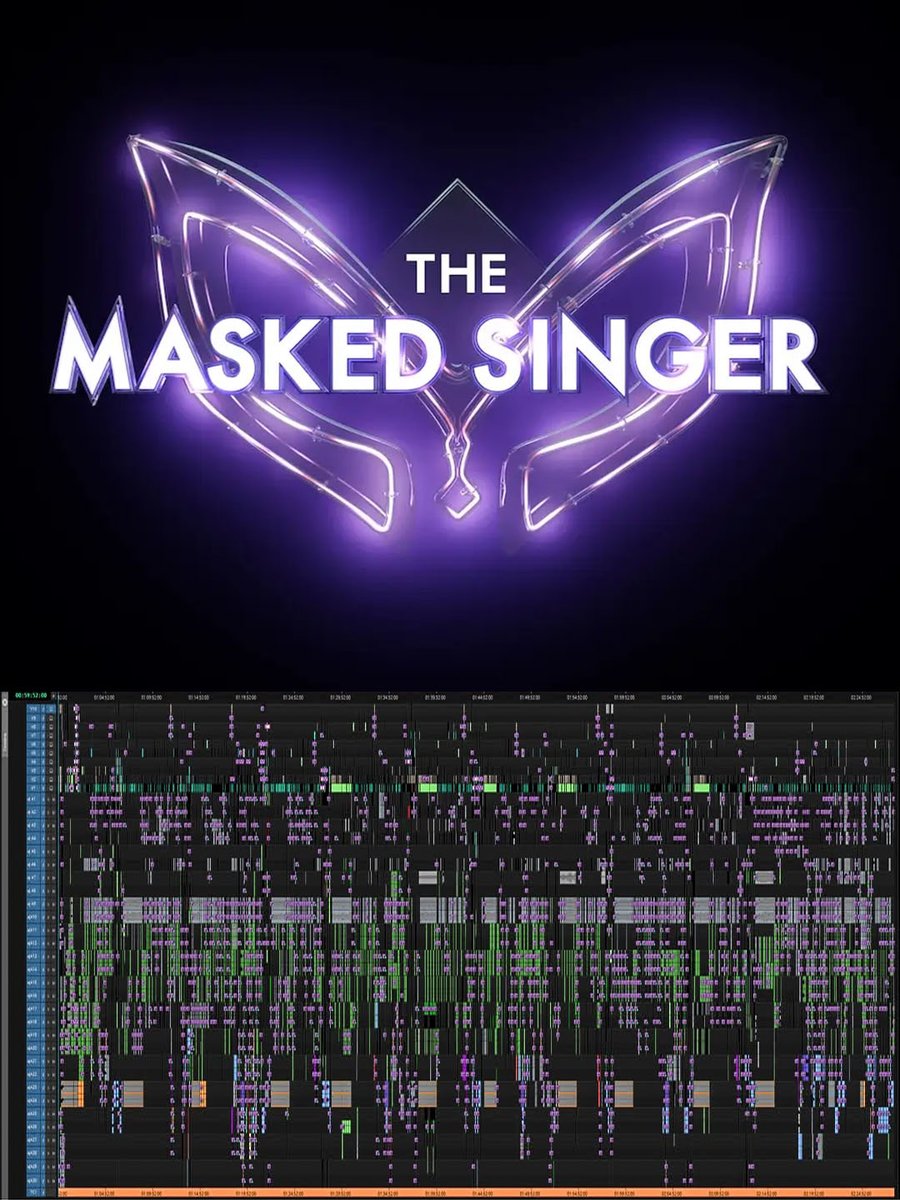MediaComposer's tweet image. 🎞️ The Masked Singer — Season 14 Premiere
📷 Brett Snyder 
▶️ avid.co/qxca50WF4Z2
 
#themaskedsinger #timeline #avidmediacomposer #editing #editor #postproduction #mediacomposer #avid #avidcreator