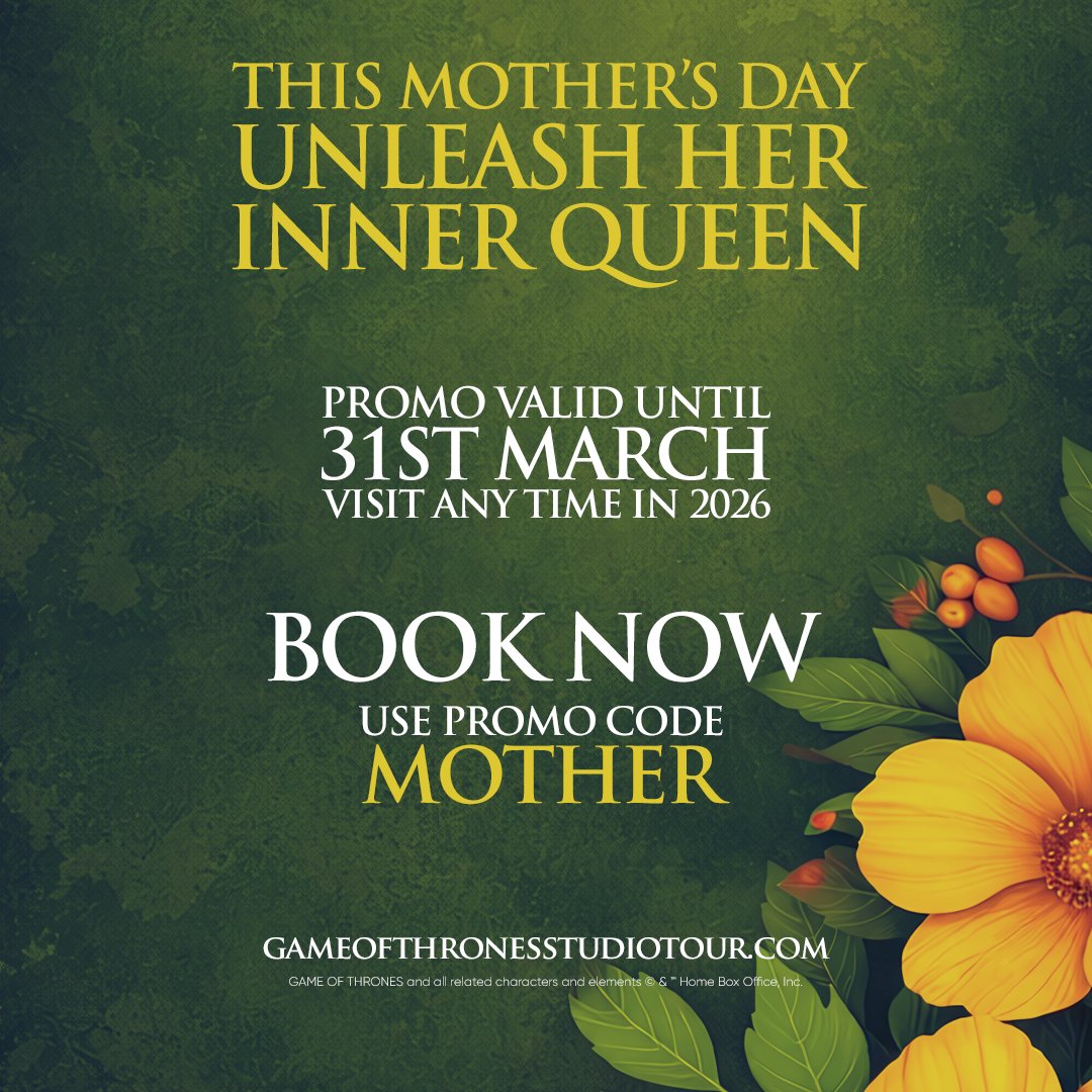 Game of Thrones Studio Tour tweet media