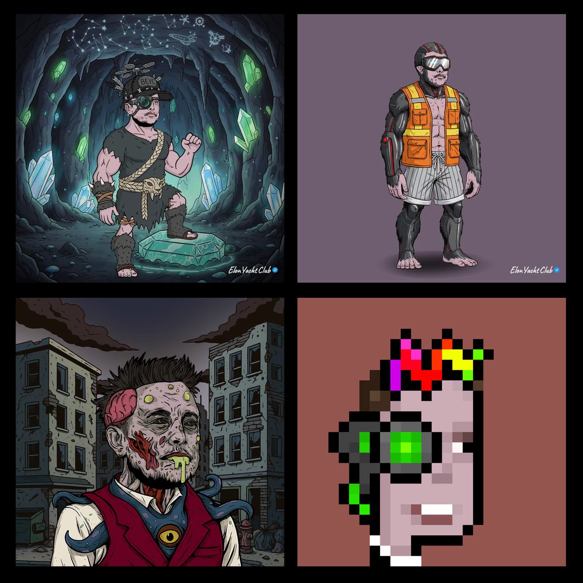 ElonYachtClub's tweet image. 🎁Let's have a quick giveaway🎁

1x Ston(E)lon Age🔥
1x Bas(E)lon🔥
1x Mutant Elon Yach Club🔥
1x Pix(E)lon🔥

🏆Announcing winners in 72 hrs 

To Enter:
✅Like and RT;
✅Tag: @elonmusk - @grok
✅Follow: @ElonYachtClub

@opensea