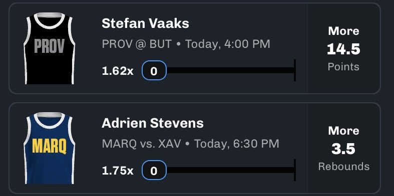 iQost's tweet photo. 3/11 College Basketball Chalkboard Free Play:🏴☠️🏀
Stefan Vaaks MORE 14.5 Points
Adrien Stevens MORE 3.5 Rebounds
Stefan Vaaks was made for March and will lead Providence to a win here today.
Use Code “IQOST” @ChalkboardHQ !
#GamblingX #FreePlays #Playeprops https://t.co/7BoLynGZIT