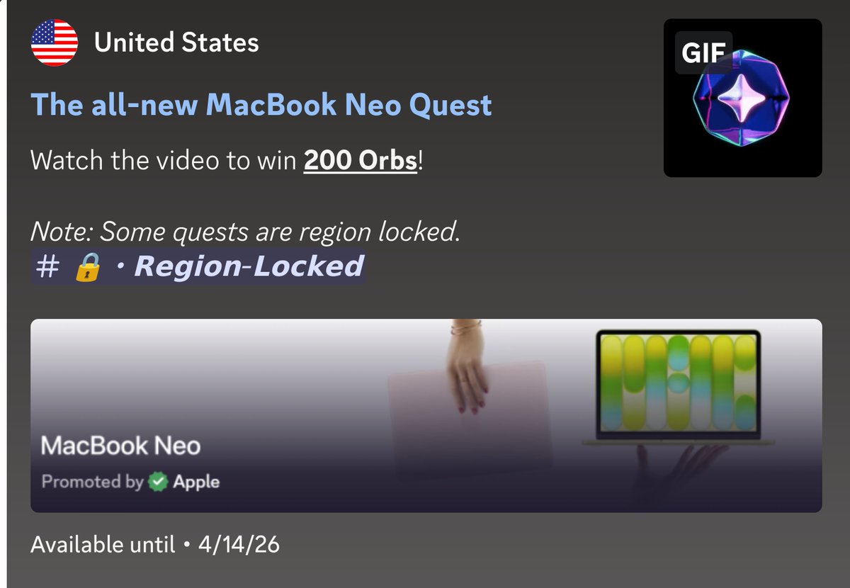 Discord Quest Notifications tweet media