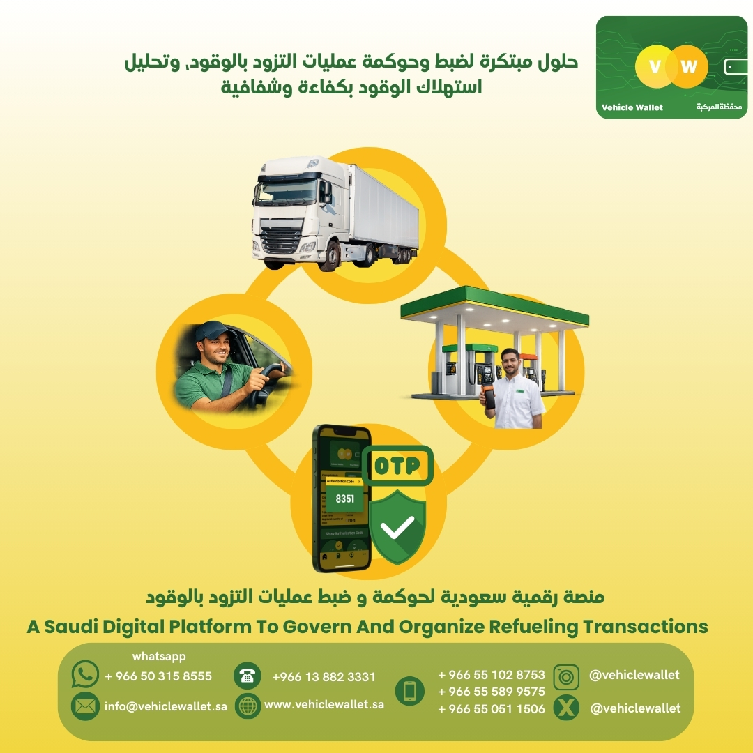 VehicleWallet's tweet photo. مع إعلان مجلس الوزراء عام 2026 عاماً للذكاء الاصطناعي في #المملكة_العربية_السعودية تواصل #منصة_محفظة_المركبة_الرقمية توظيف التقنيات الذكية لدعم التحول الرقمي في قطاع الوقود والخدمات اللوجستية، تماشياً مع احد اهداف رؤية المملكة 2030 للتحول الرقمي.
نصنع مستقبلاً أكثر ذكاءً. https://t.co/vKTUyddz88