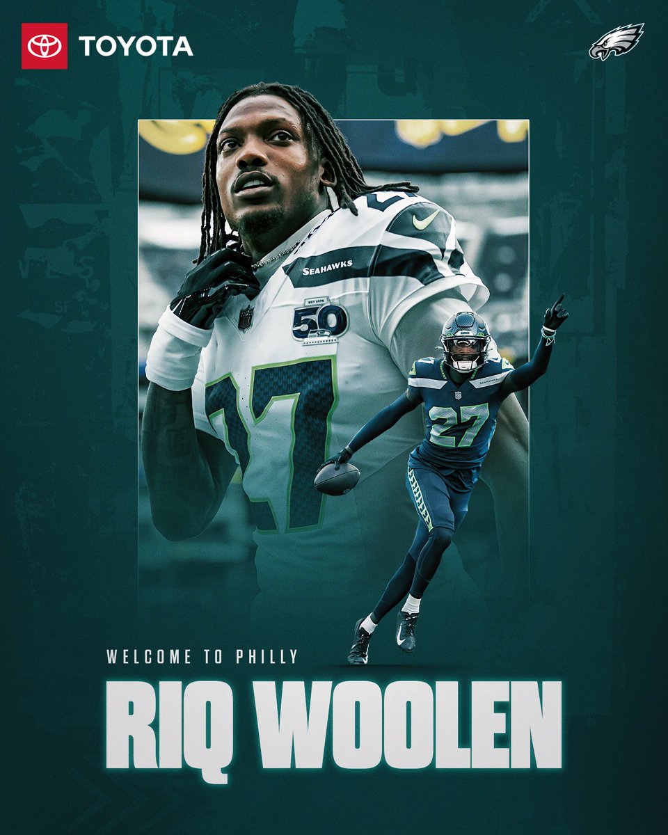 We've agreed to terms on a one-year deal with CB Riq Woolen.

<a href="/Toyota/">Toyota USA</a> | #FlyEaglesFly