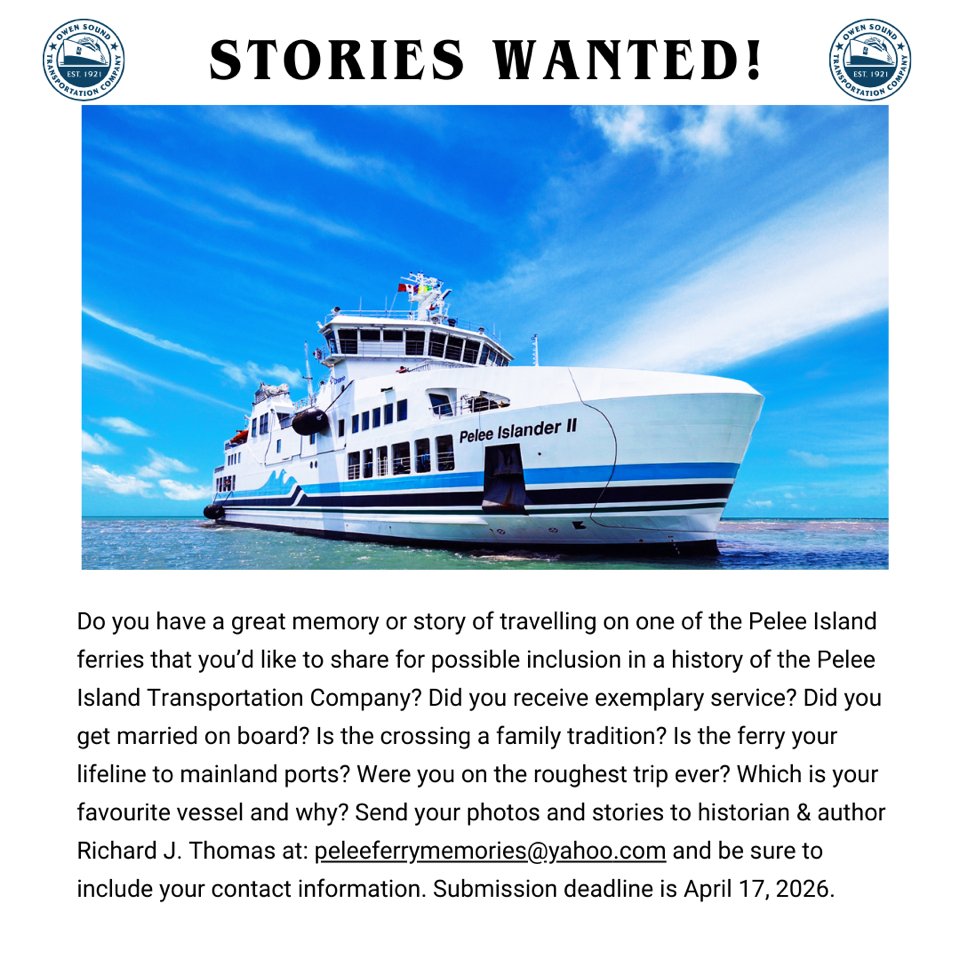 Pelee Island Ferry tweet media
