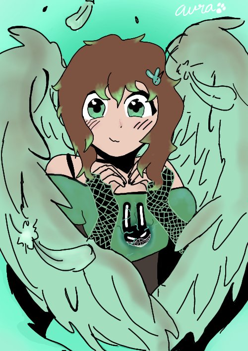 My oc riku shes mha oc