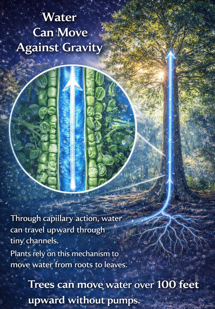 NatactionH20's tweet photo. Trees can move water over 100 feet upward without pumps. https://t.co/Voz4uNt9Do