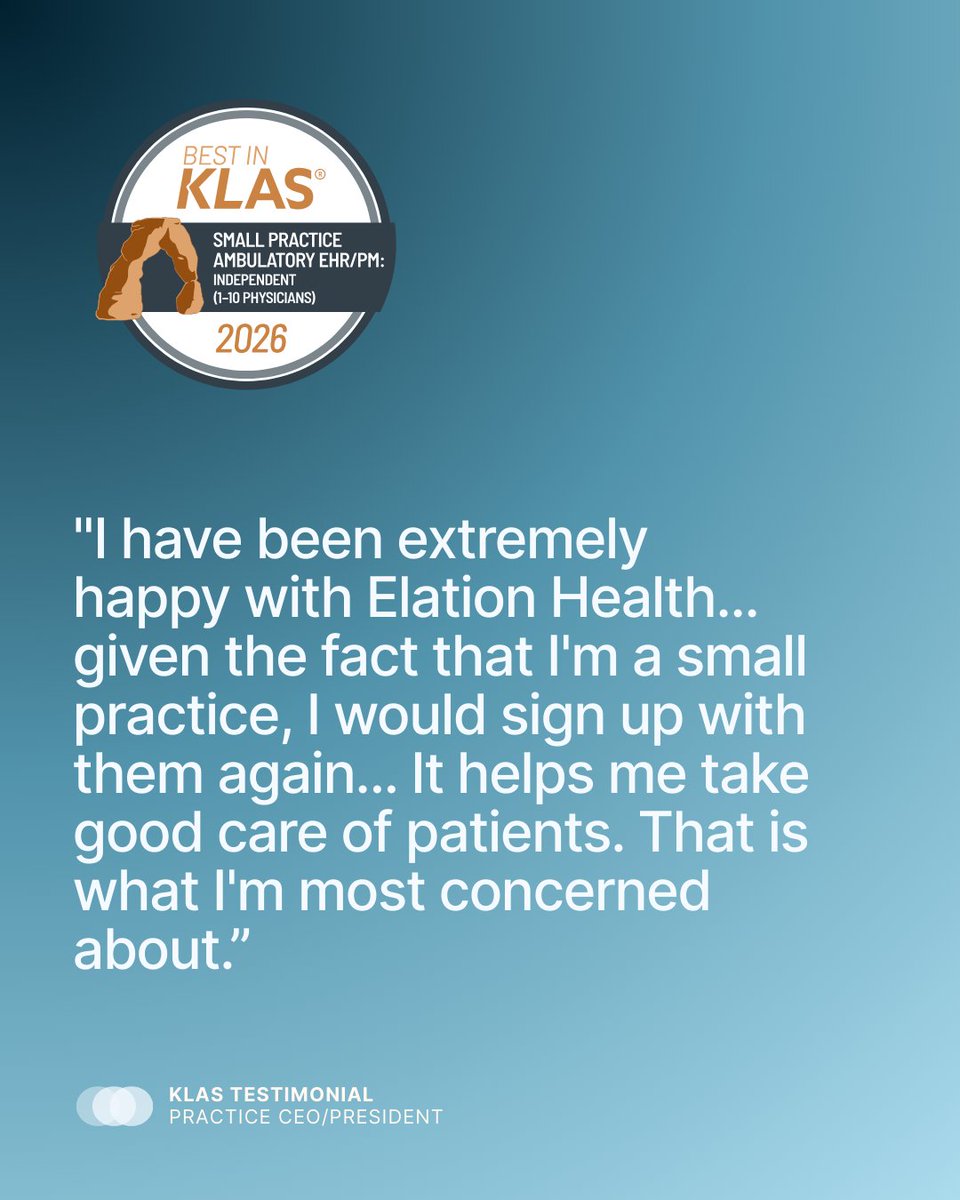 Elation Health tweet media