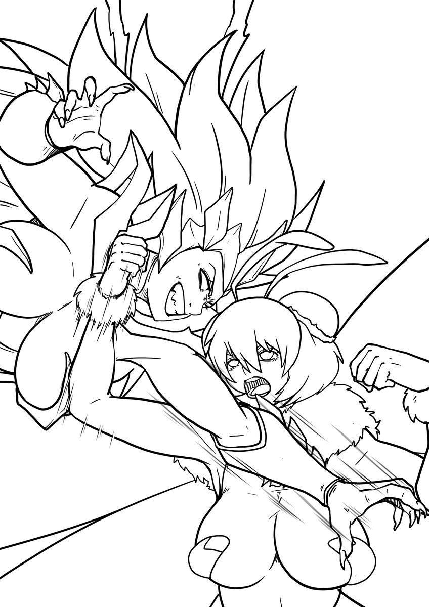 sister vs sister, mothra vs battra in kaiju girls volume 2 chapter 8 cover 

art by <a href="/Witchkink00/">Witchking00</a> 

#godzilla #godzillaart #mothra #battra #kaijugirl #monstergirl