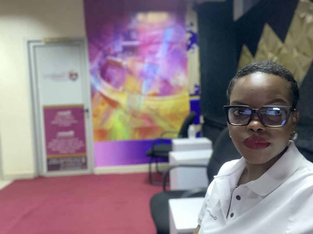 UgChessWomen's tweet photo. Behind the scenes before our TV interview talking about women’s chess in Uganda.

#womeninchess
#queensofchess https://t.co/0xMwCuE0Au