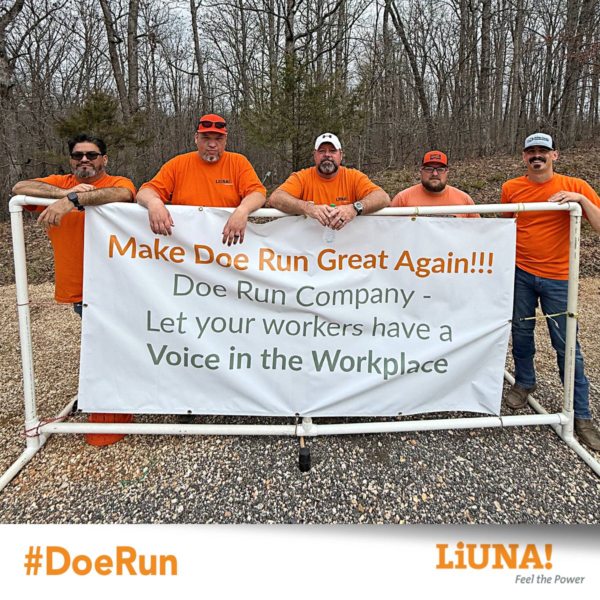 LIUNAmidwest's tweet photo. #DoeRun workers deserve a voice in their workplace. #LIUNA will fight for their rights every day. #WhenWeFightWeWin #FeelThePower #Local829 @LiUNA829 @MOKANLaborers @LIUNA https://t.co/LTwaNlh9HR
