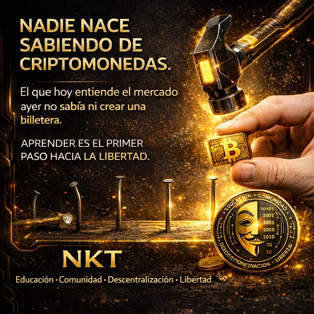 NakamotoNKT7's tweet photo. 🔥 NADIE NACE SABIENDO… TODOS EMPIEZAN DE CERO

Nadie entiende criptomonedas de un día para otro.
Todos los que hoy saben de blockchain, trading o DeFi, alguna vez no sabían ni crear una billetera.
La diferencia es que unos aprenden…
y otros se quedan mirando. 🚀
#NKT #Satoshi https://t.co/oliE0R98Hm