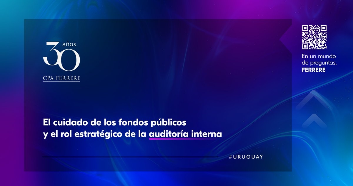 cpa_ferrere's tweet photo. #URUGUAY Les compartimos un informe elaborado por nuestros profesionales sobre el rol estratégico que cumple la auditoría interna en el fortalecimiento de la gestión pública y la adecuada administración de los recursos del Estado.

📰 https://t.co/a4gJ3Oic6J https://t.co/bhEqIsGfwc