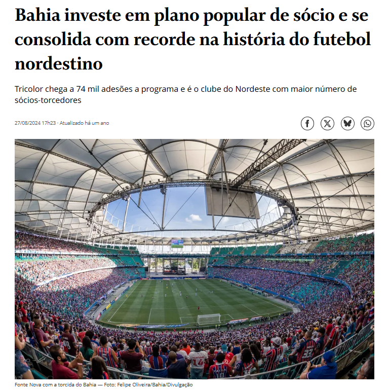 E.C. BAHIA - O Clube do Povo! 🇱🇺