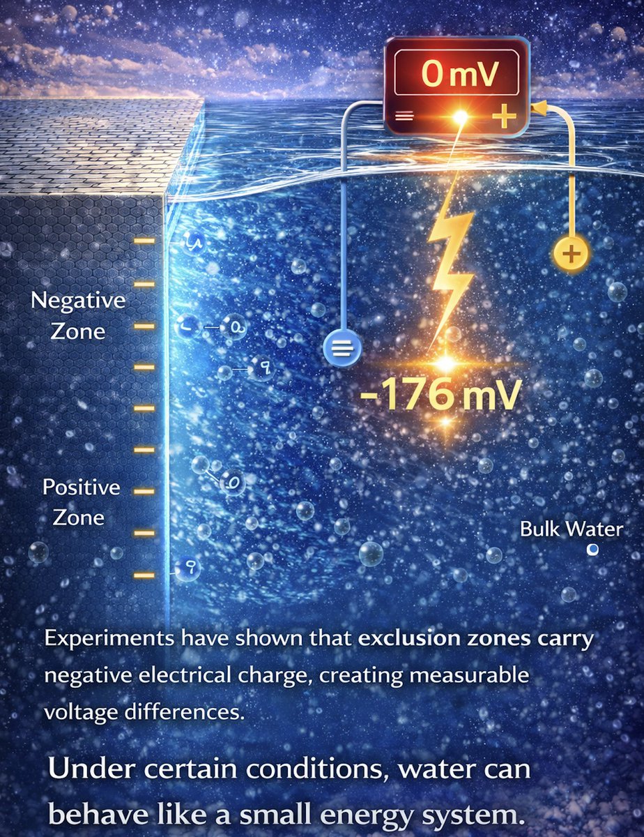 NatactionH20's tweet photo. Under certain conditions, water can behave like a small energy system. https://t.co/BIn4lApXTF