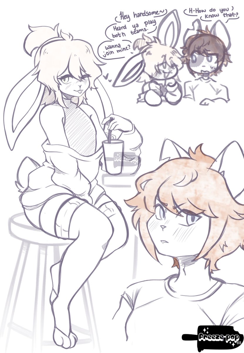 Freeze / Alastor (Commissions Open) tweet media