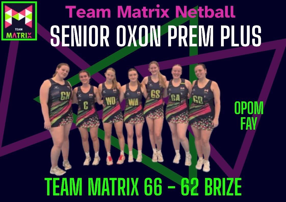 Team Matrix Netball Club tweet media