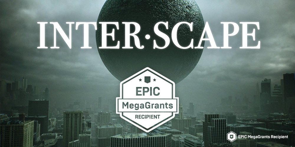ROOMTONE_Games's tweet photo. 'INTERSCAPE' has officially been selected for an Epic MegaGrant!! 

A sincere thank you to @UnrealEngine for believing in our vision and providing official support and encouragement through the MegaGrant. https://t.co/BMy7SiqngB